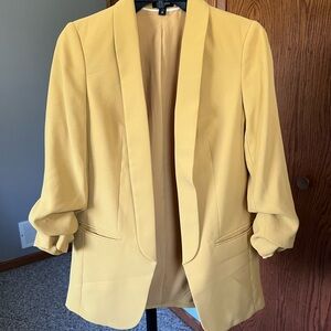 Express Mustard Yellow Women's Blazer